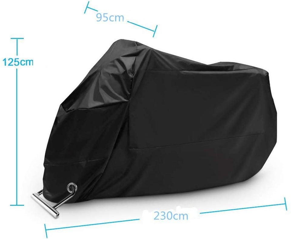 PUBAMALL Cubierta Impermeable para Motocicletas, protección contra el Polvo, escombros, Lluvia y Clima, Aptos para Motocicletas como Honda, Yamaha, Suzuki, Harley y más