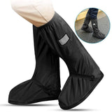 Sebami Impermeable Cubrecalzado PVC Cubiertas, Botas Lluvia al Aire Libre Antideslizantes Reutilizables Ciclismo Cubiertas de Zapatos para Mujers y Hombres