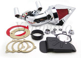 Kit de limpieza triangular Compatibilidad Harley Dyna Electra Glide Flhx Road King (2008-2012), color chapado en cromo