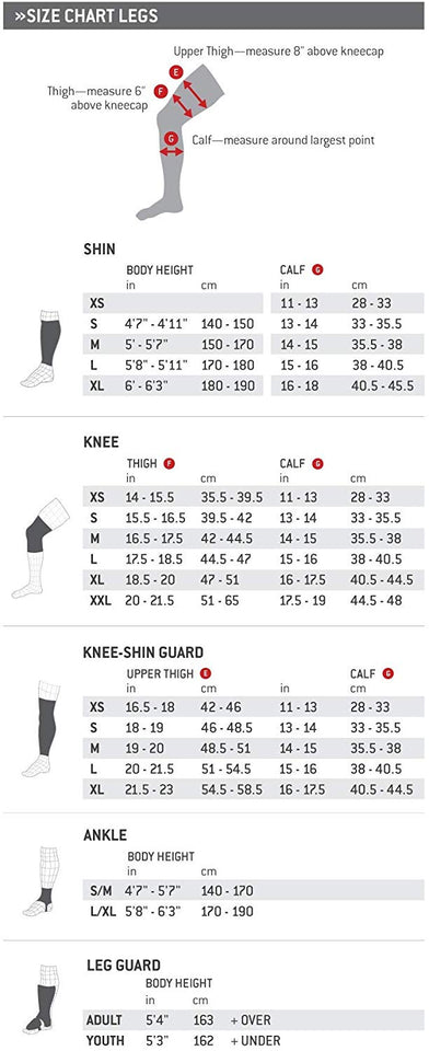G-Form Pro-X - Rodilleras (1 par), para jóvenes y Adultos, Negro (Black Logo), Adulto, Grande