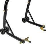 Extreme Max 5600.3211 Sport Bike Motorcycle Front & Rear Spool-Style Lift Stand - Fits Yamaha, Honda, Kawasaki, Suzuki, Ducati, BMW