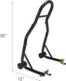Extreme Max 5600.3211 Sport Bike Motorcycle Front & Rear Spool-Style Lift Stand - Fits Yamaha, Honda, Kawasaki, Suzuki, Ducati, BMW