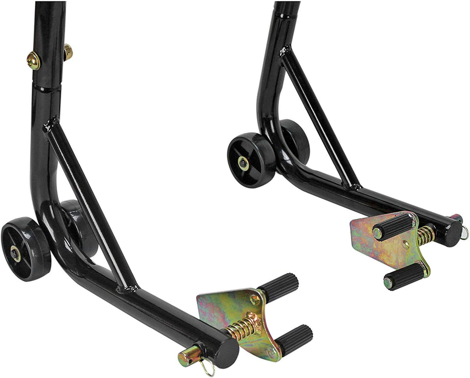 Extreme Max 5600.3211 Sport Bike Motorcycle Front & Rear Spool-Style Lift Stand - Fits Yamaha, Honda, Kawasaki, Suzuki, Ducati, BMW