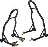 Extreme Max 5600.3211 Sport Bike Motorcycle Front & Rear Spool-Style Lift Stand - Fits Yamaha, Honda, Kawasaki, Suzuki, Ducati, BMW