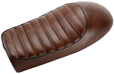 Asiento racer para Honda Kawasaki, Suzuki, Yamaha, BMW CB, color café