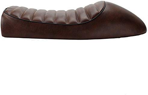Asiento racer para Honda Kawasaki, Suzuki, Yamaha, BMW CB, color café