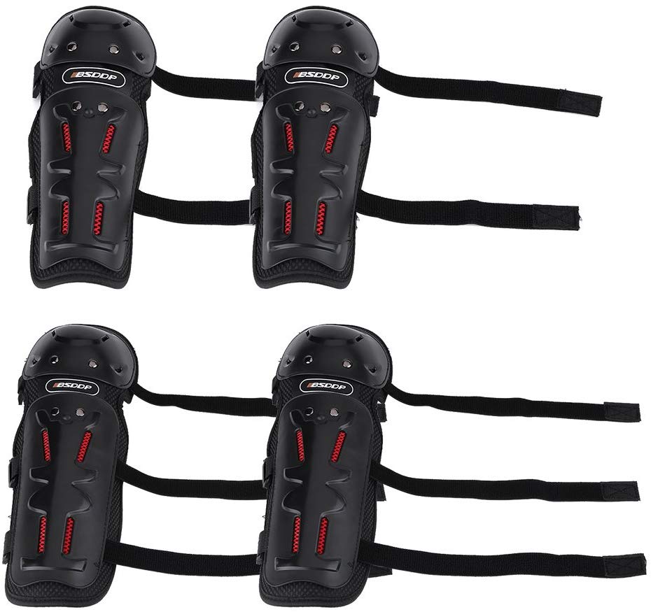 4 Coderas y Rodilleras de motocicleta, protectores de rodilla, coderas de motocross, equipo protector