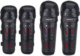 4 Coderas y Rodilleras de motocicleta, protectores de rodilla, coderas de motocross, equipo protector