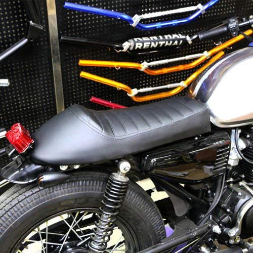 Asiento racer para Honda Kawasaki, Suzuki, Yamaha, BMW CB, color café